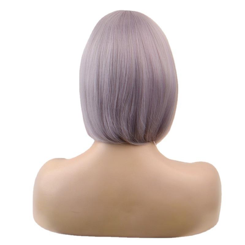 Fonte Moda Diário Cabelo Curto Meninas Europeias E Americanas Taro Air Bangs Bobo Bobo Cabeça Peruca