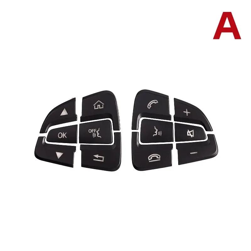 Pegatinas de Cubierta de Botones de Volante de Coche Recorte Ajuste Para Mercedes Benz C W205 GLC X253 Clase V Vito W447 Accesorios de Coche