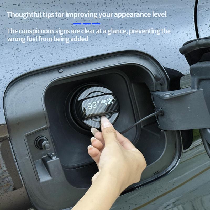 ABS Kohlefaser Für Volkswagen Golf 7 MK7 GTI Golf 8 MK8 GTI Käfer Scirocco Passat CC Tiguan Tankdeckel Zieraufkleber