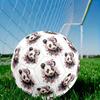 Floral Panda Portrait Size 5 Soccer Ball Machinestitched Indooroutdoor Universal Football Unique Gift For Soccer Lovers Suitable For Birthdays