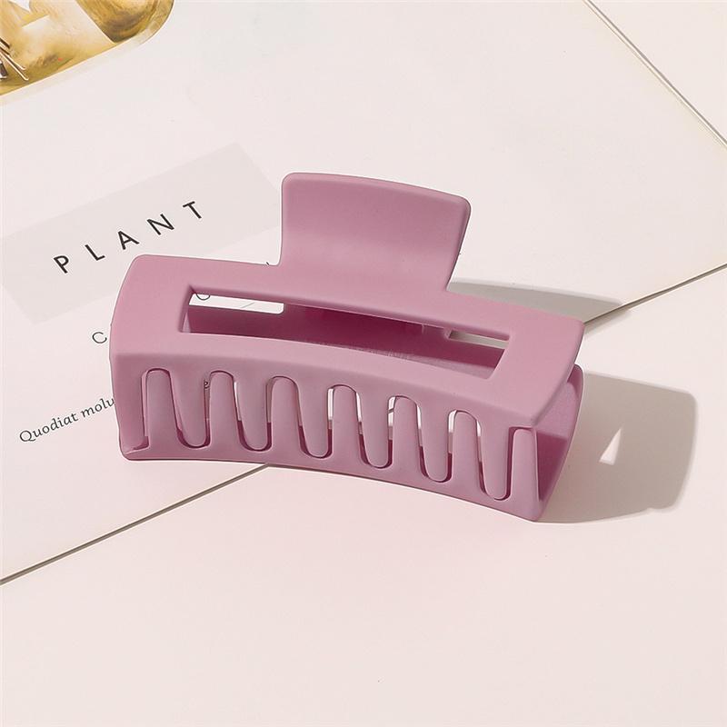 2 piezas/lote Pinzas de Plástico Minimalistas para Coleta de Mujer Accesorios de Peinado para Chicas