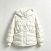 Medium and long hooded cotton clothes for women's winter new fashion, foreign style, warm, loose cotton-padded clothes, and trendy outer covers.