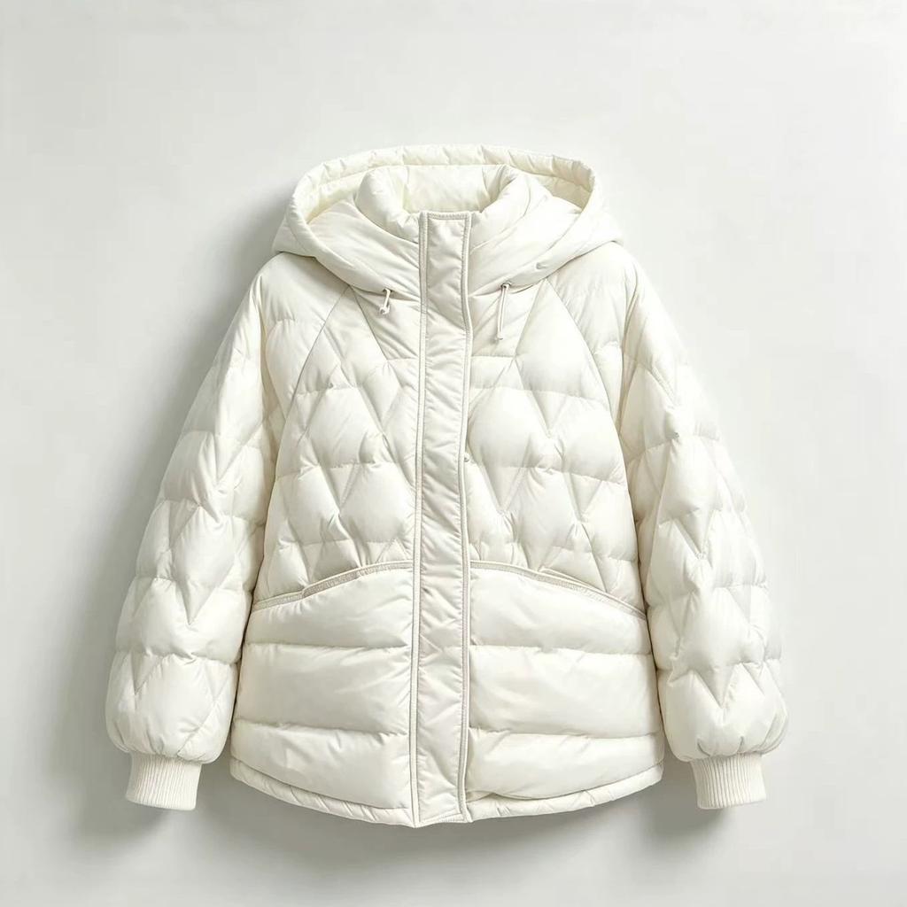 Medium and long hooded cotton clothes for women's winter new fashion, foreign style, warm, loose cotton-padded clothes, and trendy outer covers.