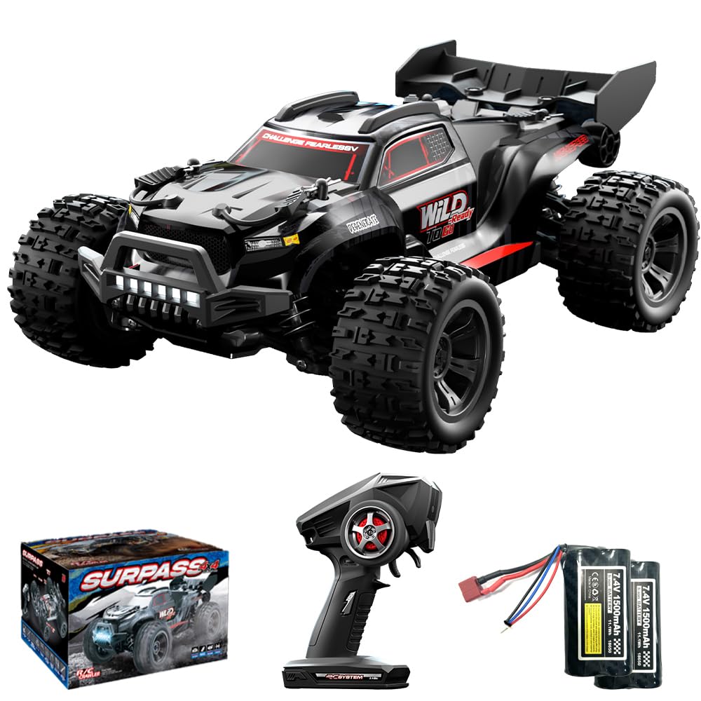 

Ritaosan RC 4WD Car for Popular Operation LED Remote Control Electric Toy Junior High School Birthday Technical Standards C8810 A High-Speed Off-Road
