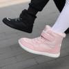 Winter Unisex Kids' Korean-Style Snow Boots: Versatile, Thickened, Velvet-Lined, Warm, Waterproof, and Wear-Resistant.