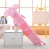 Long Strip Pute Sylindrisk Plysj Sovepute Avtagbar Vaskbar Seng Sovepute