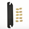 Turning Tool Carbide Insert Cutting Grooving Cut-Off Thread Equipment Set