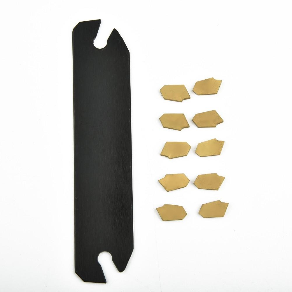 Turning Tool Carbide Insert Cutting Grooving Cut-Off Thread Equipment Set
