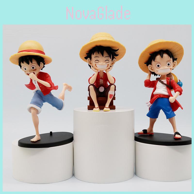 Adorable One Piece Luffy Figure Pvc Collectible Model Perfect For Anime Fans