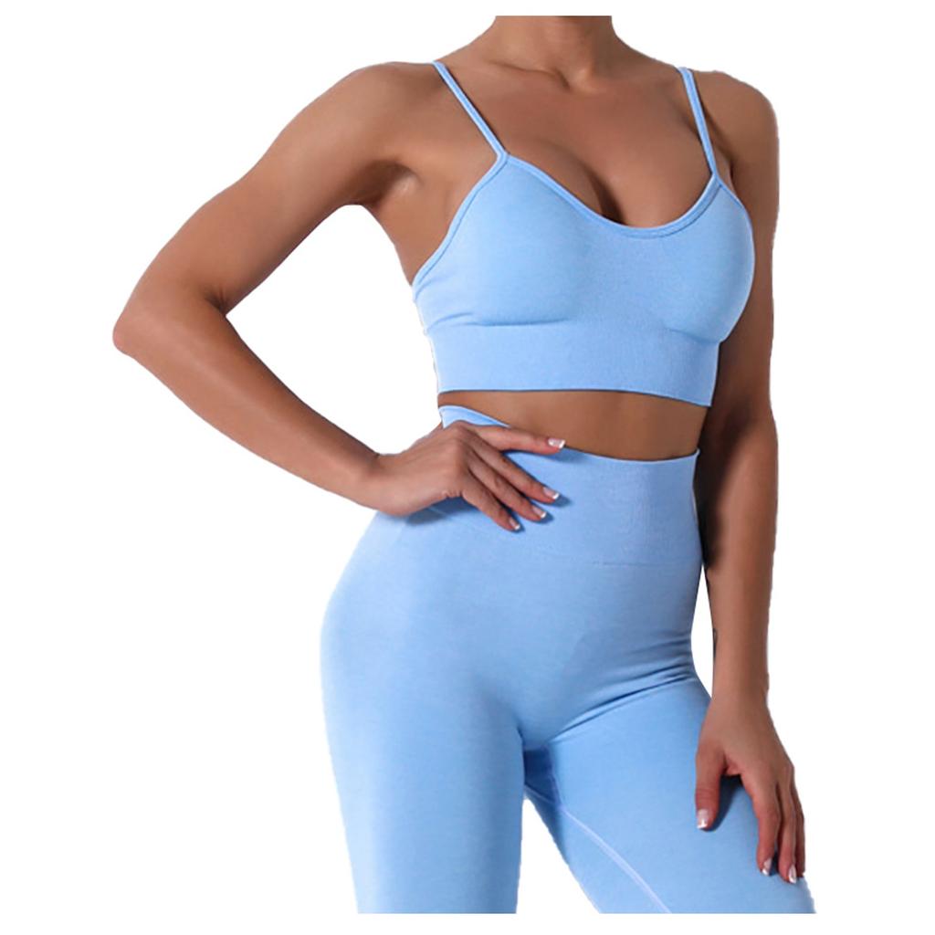 Women's Seamless Knitting  Breast Wrapping Sleep Yoga Motion Bras