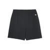 MLB New York Yankees Solid Color Wide Leg Elastic Waist Casual Shorts Unisex Shorts Black 3ASPB0943-50BKS