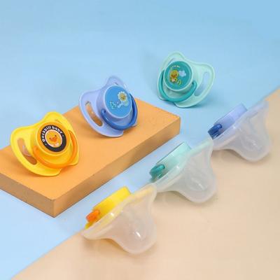 Dog Molar Toy Cartoon Pet Silicone Pacifier Soft with Cover Dog Sleeping Pacifier Bite Resistant Puppy Chewing Toy for Dogs Cats