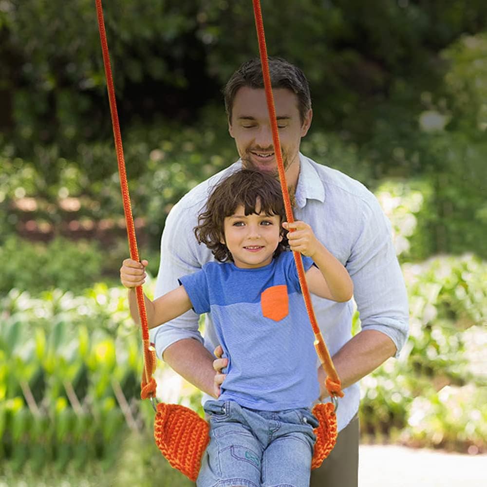 Swing Hammock for Indoor and Outdoor Suitable for Children and Load Capacity Hanging Swing for Playground Adjustable Rope Length M Use, Adults, 200kg,