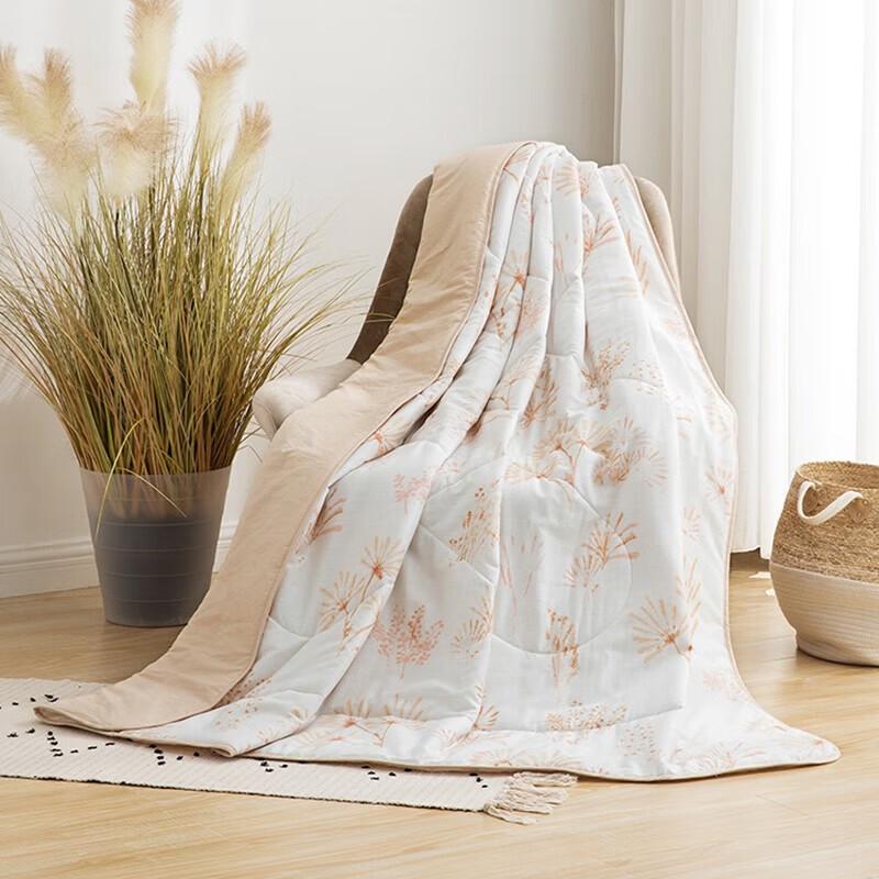 LUOLAI Summer Ice Silk Mat and Quilt Set
