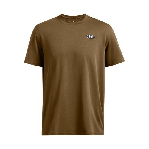 Under Armour Mens Patch Heavyweight Short-Sleeved T-Shirt