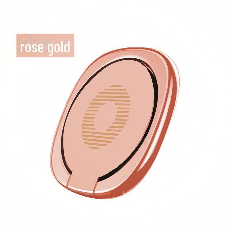 Ultra-Thin Aluminum Rotating Phone Ring Holder for Bedside or Live Streaming