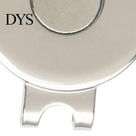 Golf Mark Hat Clip Anti-rust Tool Zinc Alloy Cap Magnetic Ball Marker for Sport Training Aids