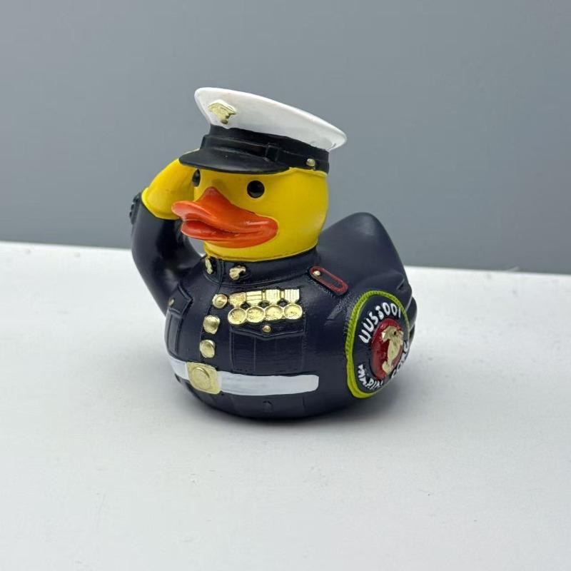 

Cruise Duck Decorative Piece - Maritime Duck Captain Artwork police duck model e