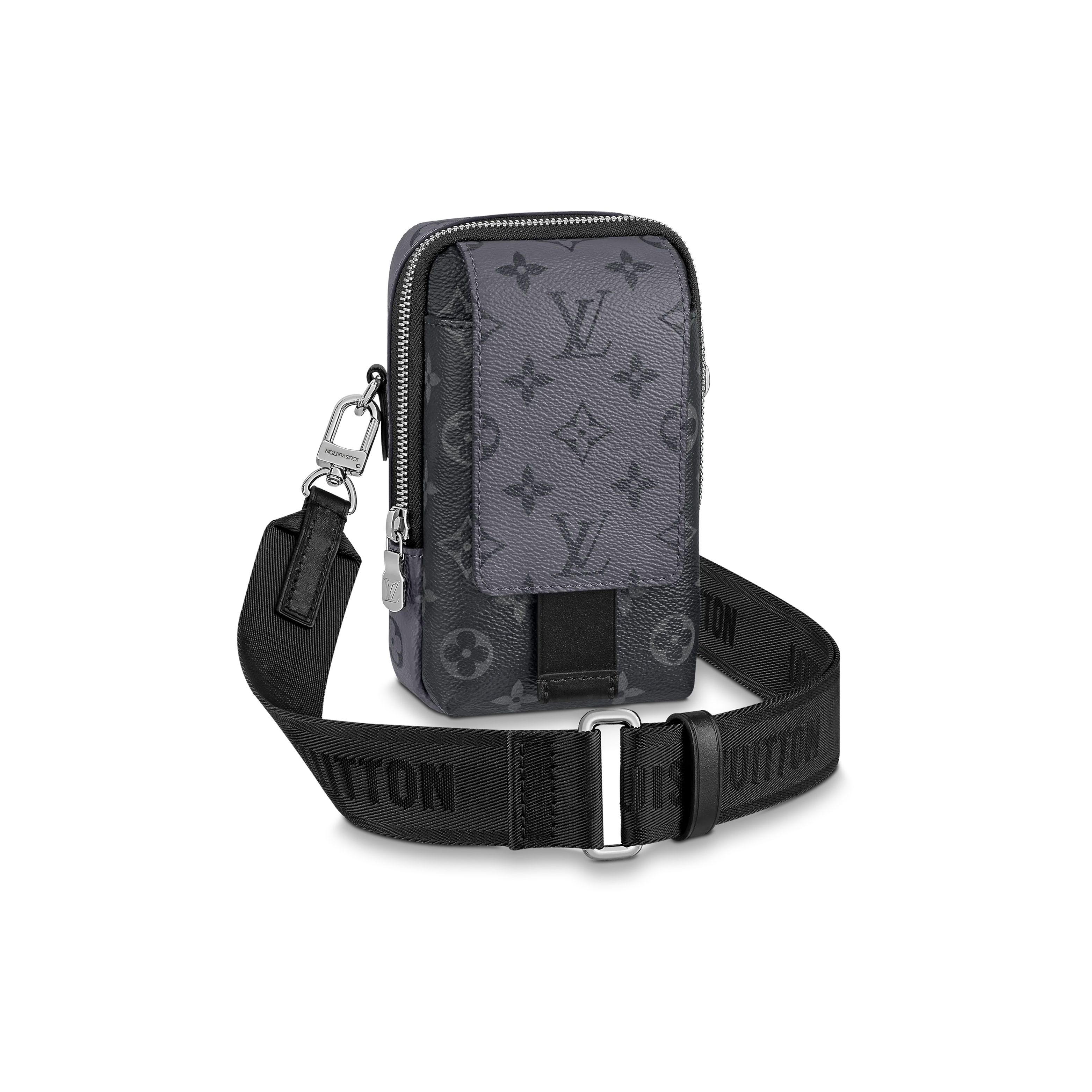 

Louis Vuitton Монограма Полотно Регульований Знімний Плечовий Ремінь Сумка для Телефона Чоловіча Сумка на Плече Сіра M81321 Gift Set(Basic Set+Box+Shopping Bag)