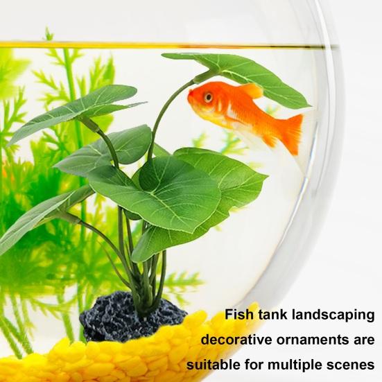 Yousheng Fish Tank Simulated Water Plants Aquarium Decoration Realistic Fish Tank Landscaping Seaweed Ornament for DIY Fish Tank Decor