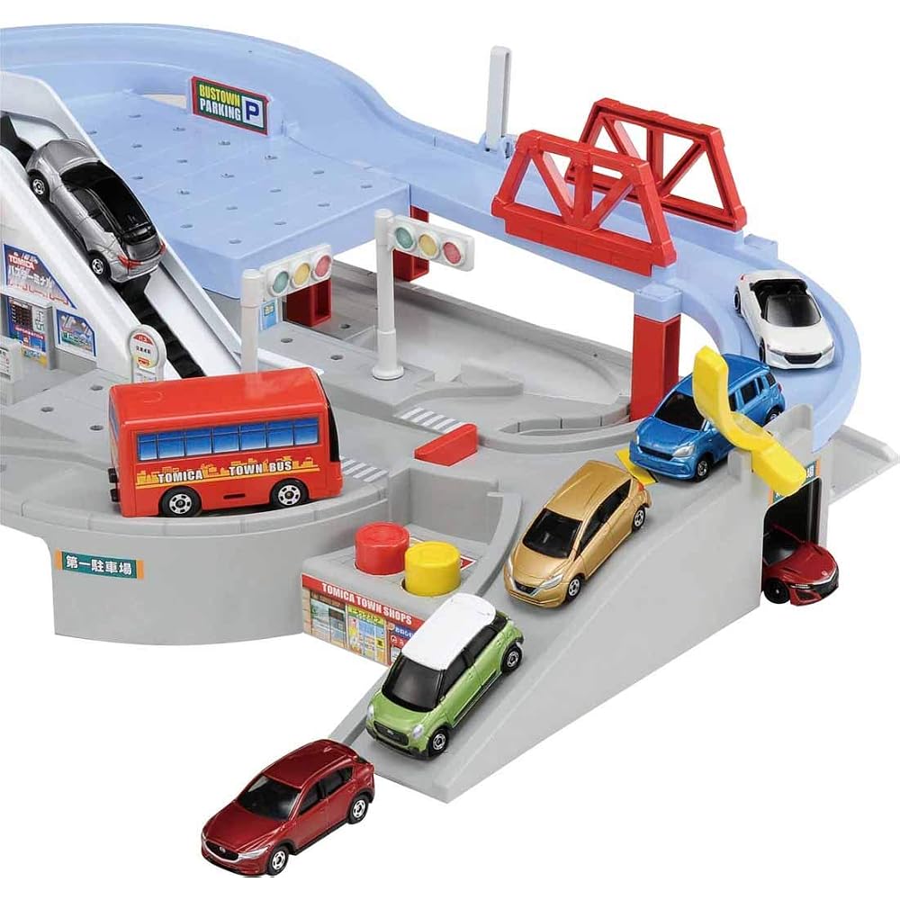 TAKARA TOMY (TAKARA TOMY) Tomica World Let's run with Tomica! Round and round bath town