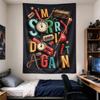 Hanging Tapestry for Wall Decor Typography Dynamite Pocket Watch 3D Fan Gift