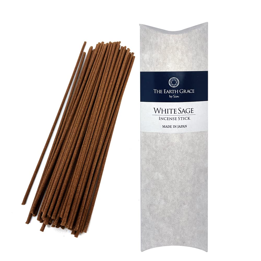 

White Sage Incense Approximately 50 for by THE EARTH GRACE Sticks, Sticks, Purification,