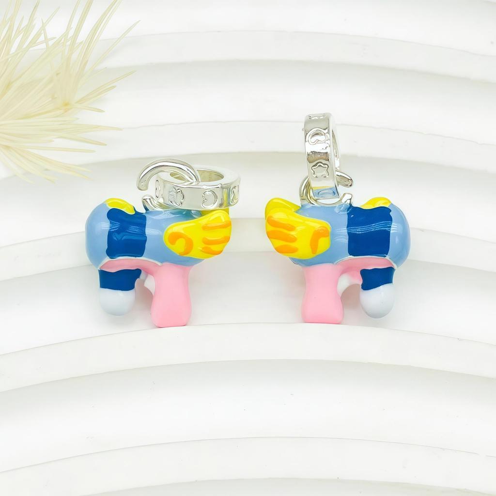 DIY Hand-Painted Pacha Dog Anime Beads for Cute Jewelry Making