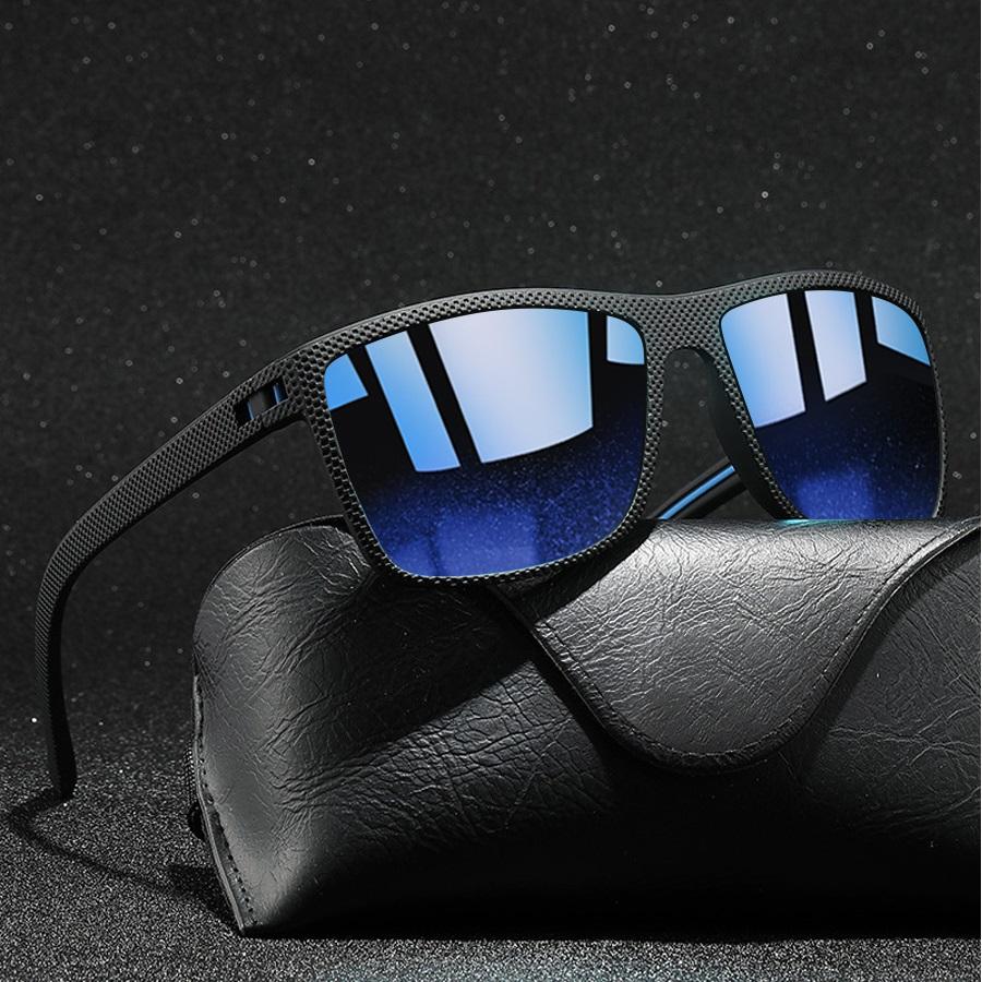 Fashion Vintage Check Pattern Sunglasses For Men Women Fishing Driving Fashion Square Brand Design Sun Glasses UV400 Eyewear