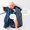 De Snap For Newborns and Made In [Cream Coco] Japanese-style All-in-One 2-Way All-in-One [Crotch Replacement/2-Way] Babies, Japan, 50-60cm