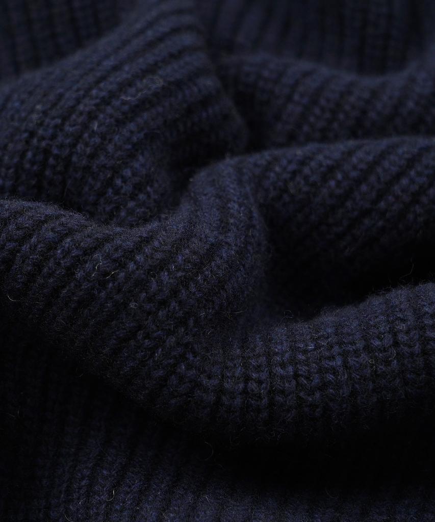 FRIZMWORKS Kangaroo Knit Pullover Hoody _ Navy