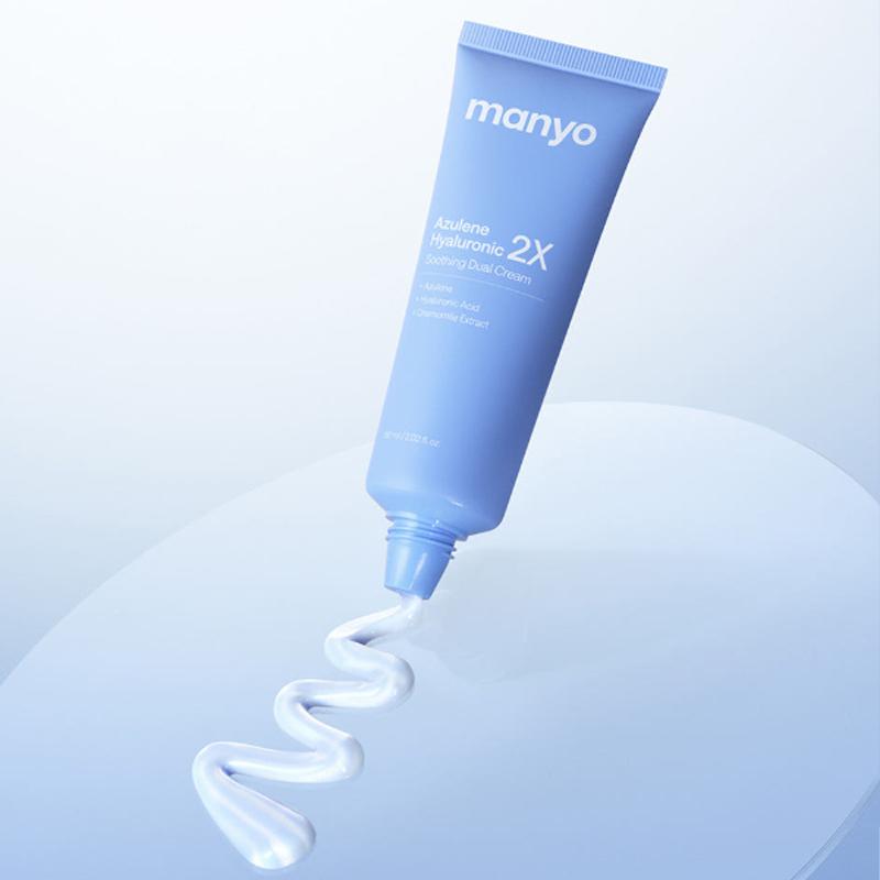 MANYO FACTORY Azulene Hyaluronic 2X Soothing Dual Cream 60ml
