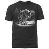 Lone Wolf Walking Wilderness Outdoor Wildlife Nature T-shirt