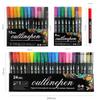 Specially Designed for Dual Line Contour Pens, 48 Color Set, Dreamy Flash Metal Pen, Color Marker Pen, Fluorescent Marker Pen