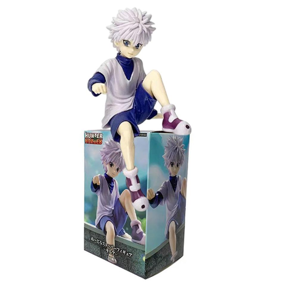 Anime Hunter×Hunter Figure Kurapika Action Figure Chrollo Illumi Hisoka Figurine Collection Noodle Stopper PVC Model Toys Gift