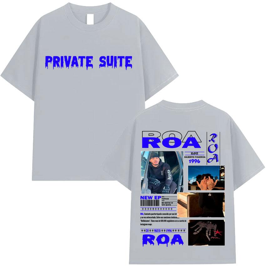 

Rap Singer Camiseta De Roa Album 2026 Pattern Tshirt Hiphop Unisex Women Harajuku Pop Tshirt Summer Oversized Cotton Tshirt S