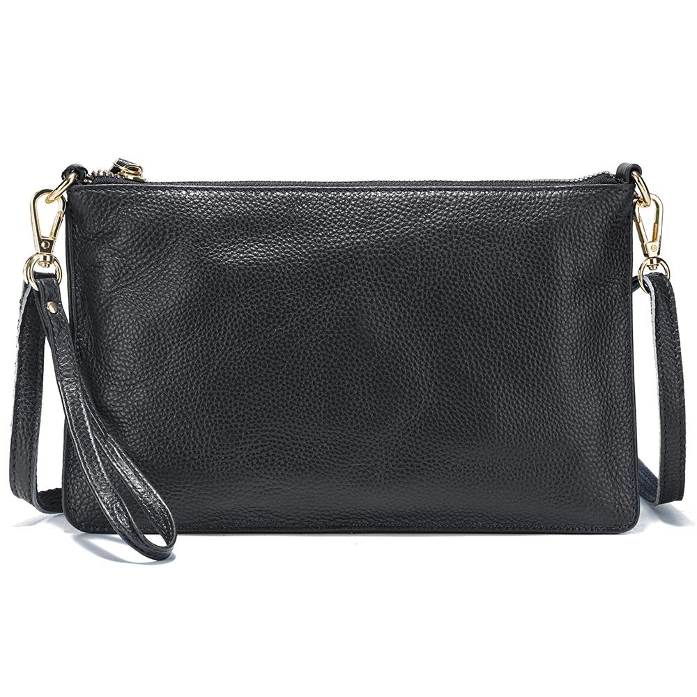 Zency Kvinner Skulderveske Myk Skinn Håndveske Clutch