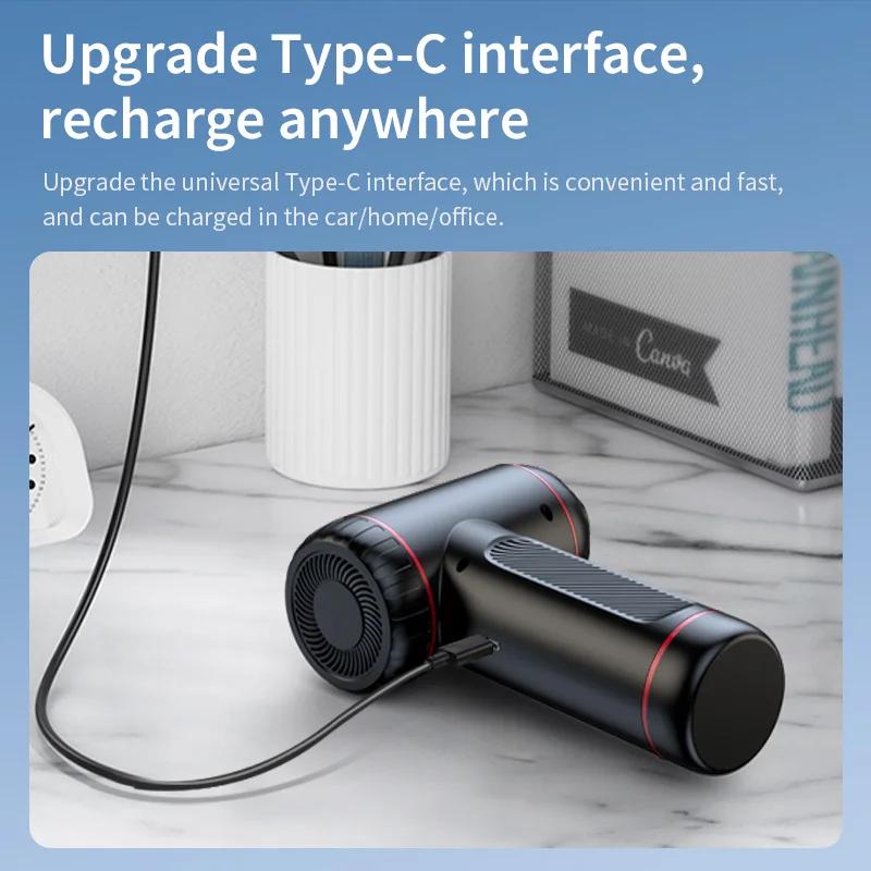 Car Wireless Vacuum Cleaner Strong Suction Handheld Wet Dry Auto Vacuum Dual Use Mini Cordless Auto Vacuum Cleaner For Car