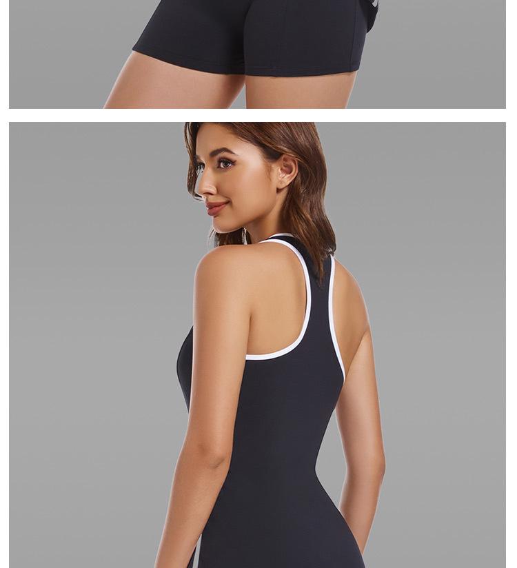 Damen Slim Fit Ärmelloses Sportkleid mit Brustpolstern für Tennis, Badminton & Golf