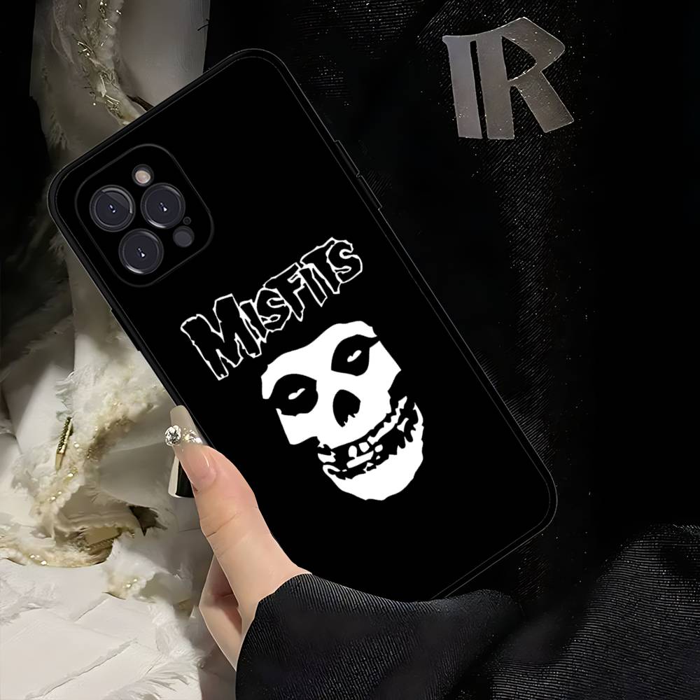 The M-Misfits G-Glenn Danzig Phone Case For IPhone 16 Pro Max 15 17 Plus 14 13 12 Mini 11 Black Cover