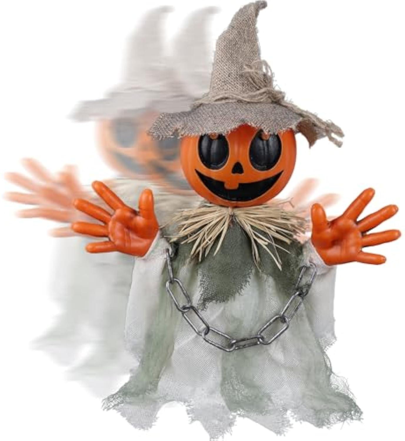 

Хэллоуин Украшение Ходячие Тыквы Призраки Со Звуком И Со Звуком Призраков One Size