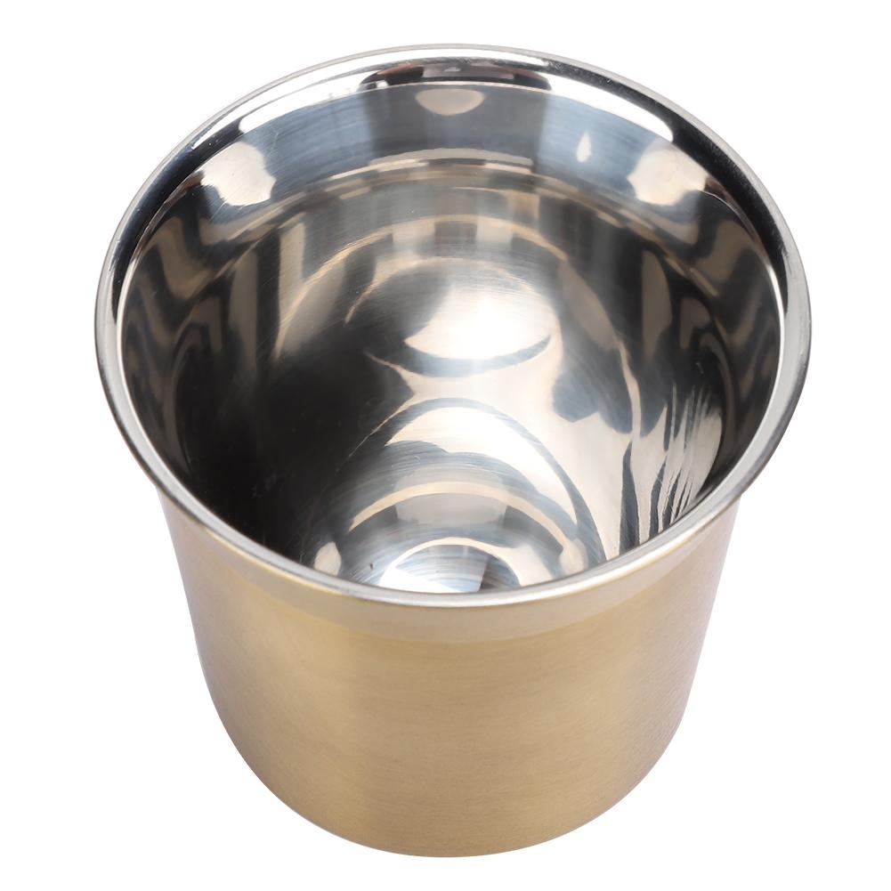 

304 Stainless Steel Heat Insulated Double Layer Coffee Cup Mug for Home Coffee ShopGold