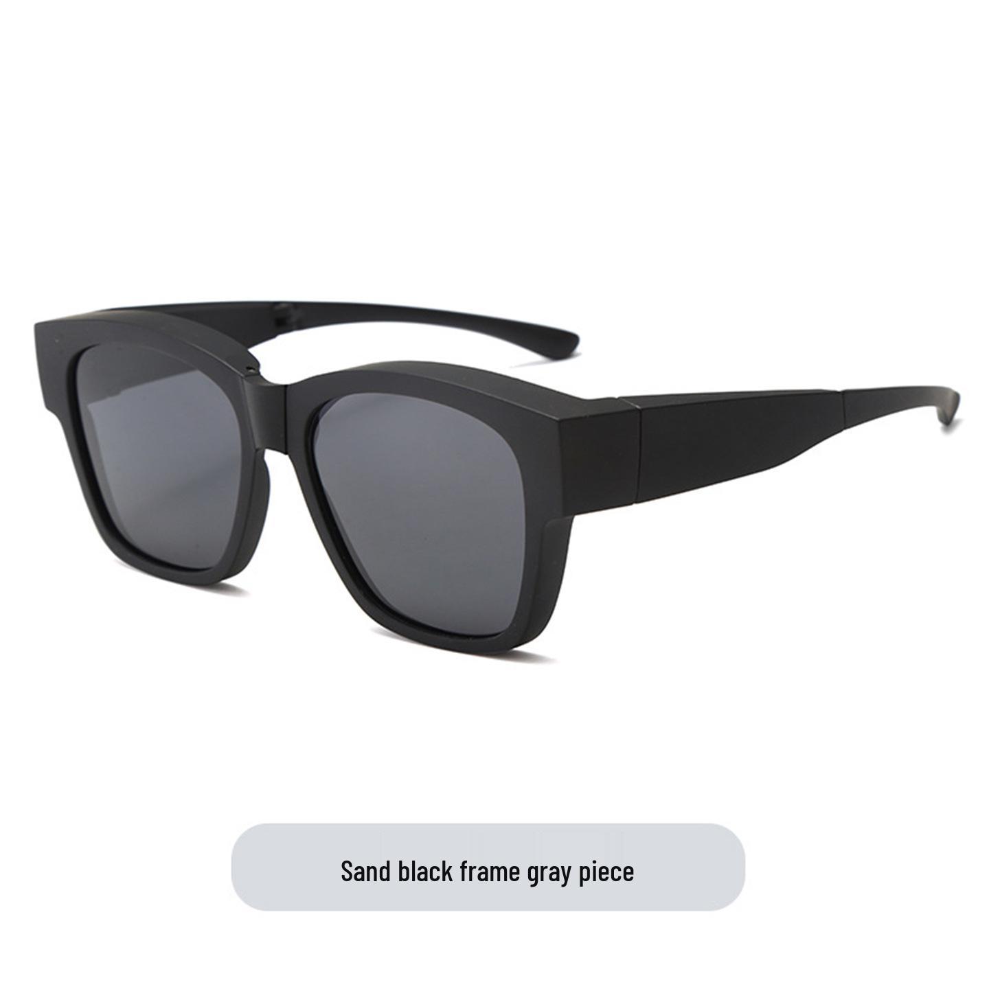 Polarized Folding Sunglasses for Men & Women: Day & Night Driving Glasses