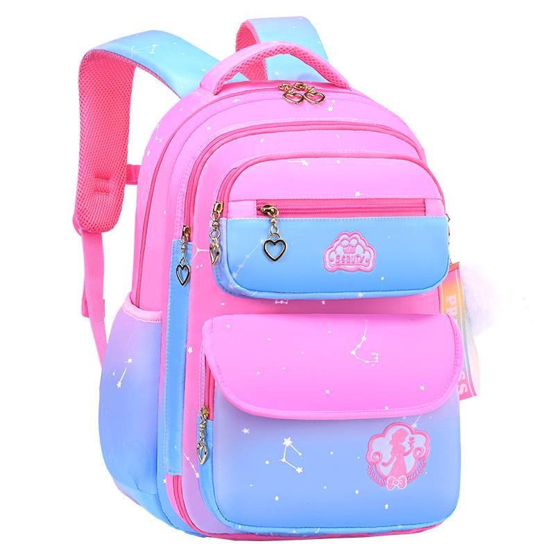 Children's Double Shoulder Backpacks for Girls, Grades 1-6: Cute Primary School Bags