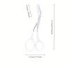 Pink Eyebrow Scissors And Comb, Plastic, For Right Hand, Beginner Eyebrow Trimming Set, For Trimming And Grooming Eyebrows