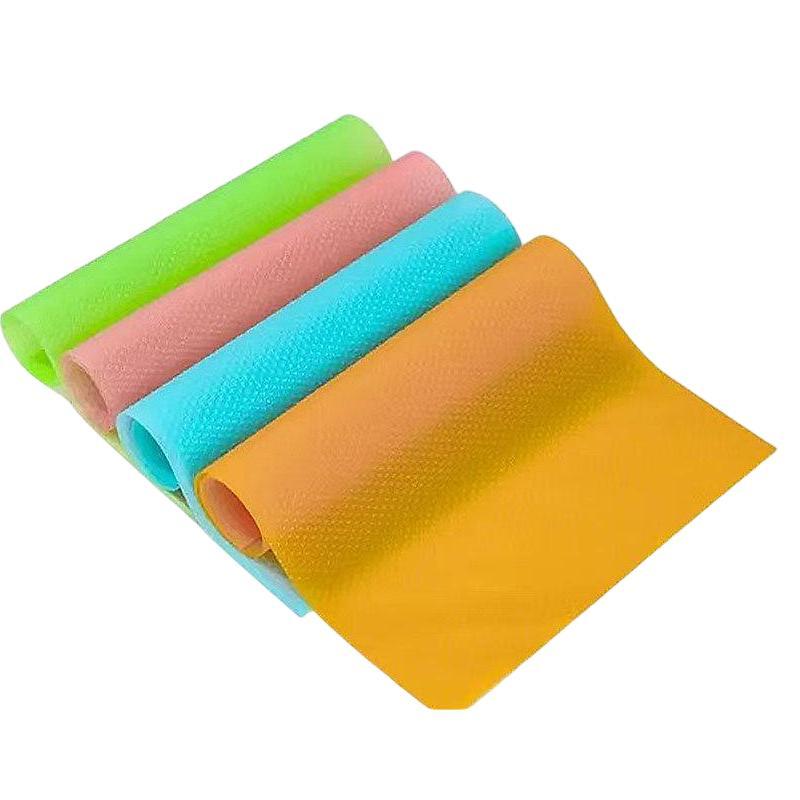 4Pcs Cuttable Drawer Shelf Liner Mat Waterproof Anti Slip Dustproof Cabinet Refrigerator Pad Table Mat For Kitchen Home Storage
