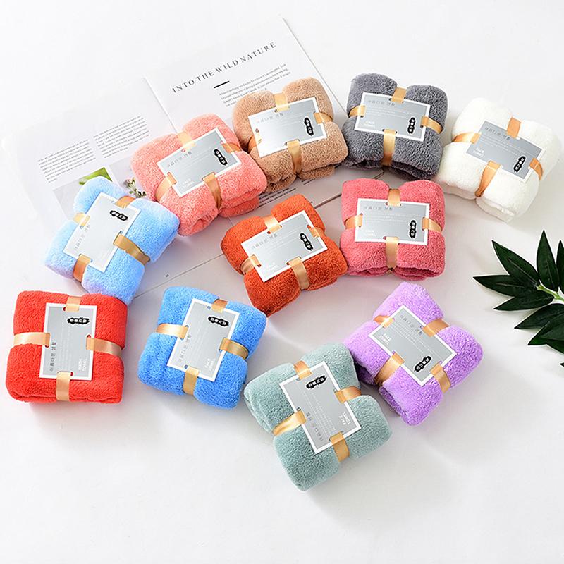 1/5Pcs Bath Towels Set Super Soft Highly Absorbent Quick-Drying Coral Velvet Bath Towel For Adults Hotel & Spa Use