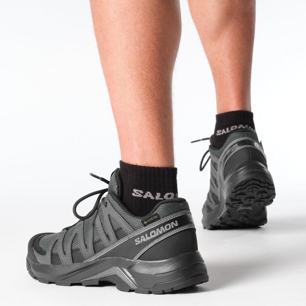 [Salomon] Hiking & Trekking Shoes X-ADVENTURE RECON WP Men's – L47809200, Size 25.0 cm, Asphalt/Castlerock/Black