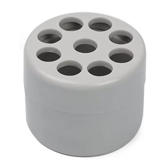 

Spiral Ikebana Stem Holder DIY Bouquet Twister Vase Flower Arranger Grid Multi-holes Plant Fixation Stand Floral Arrangement Tool S серый