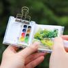 Acrylic Mini Watercolor Palette Empty 8/15 Grid Portable Paint Box Travel Painting Watercolor Packaging Paint Tray Art Supplies